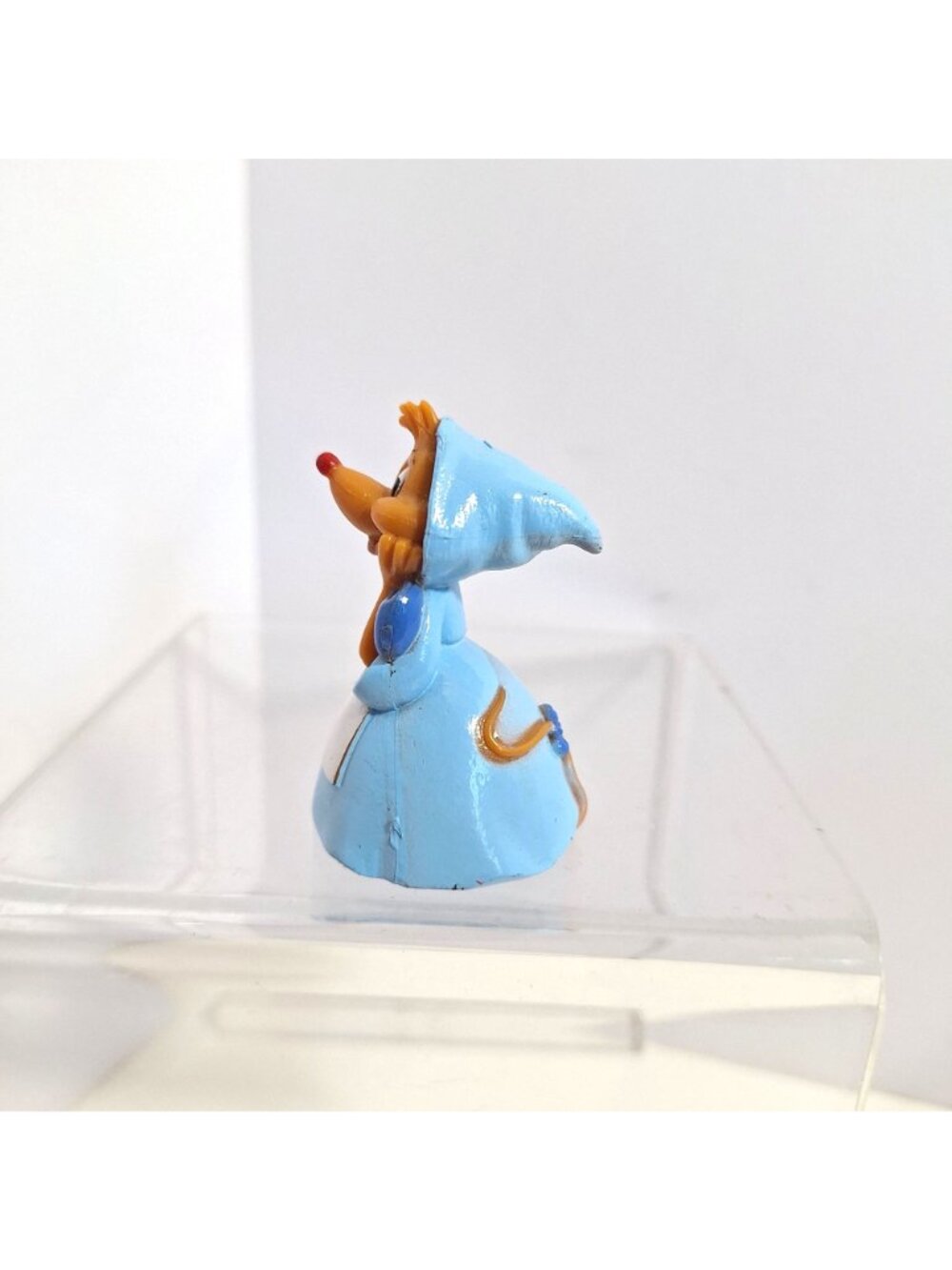 Cinderella Mouse Suzy PVC Figure 2 Inch Blue Dress Vintage Disney - Picture 4 of 10